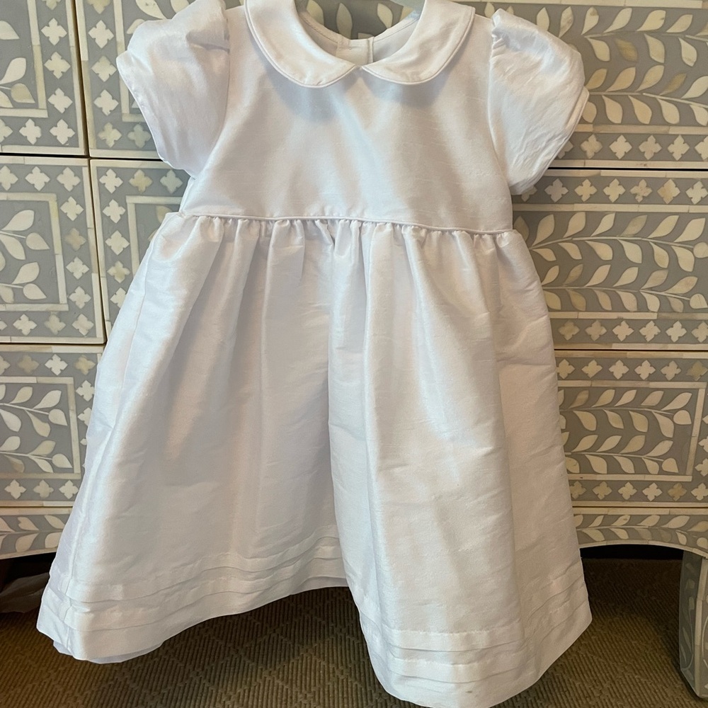 Little English Peter Pan Puff Sleeve Dress • 4T